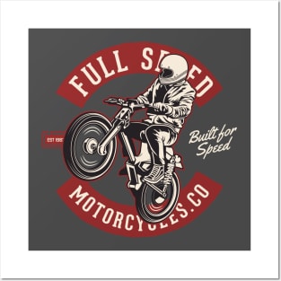Full Speed Motorcycles Co. Posters and Art